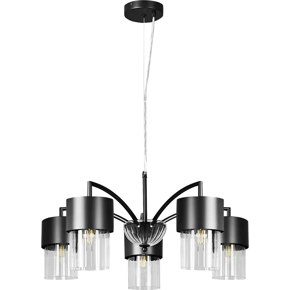 Freya Lumin — подвесная люстра с 5 цилиндрическими плафонами 89411498 STLM-1576146 - Вид №2