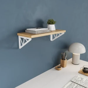 Утилитарный кронштейн Денвер 2x13 см нагрузка до 20 кг цвет белый