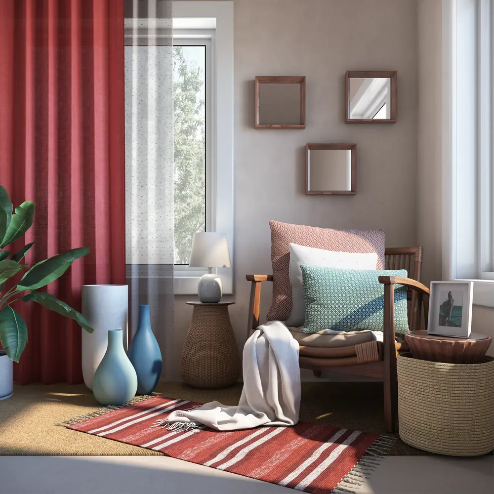 Ковер хлопок Inspire Ilyana 70x100 см, цвет розовый STLM-2028277 - Вид №4