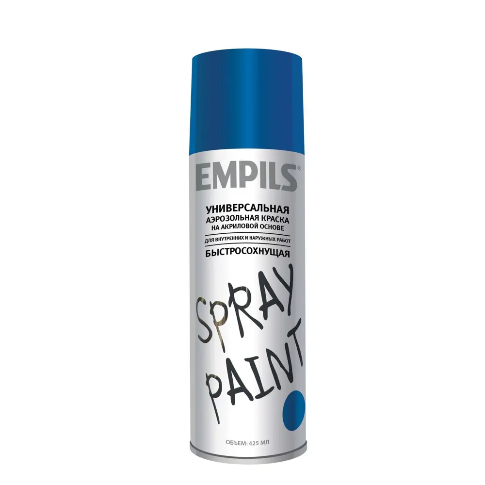 Краска аэрозольная Empils цвет синий 425 мл 17702527 STLM-2009860 ПРОСТОКРАШЕНО 