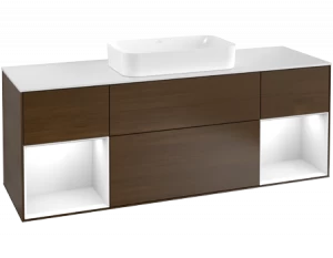 Villeroy&Boch Тумба под раковину Прямоугольная версия F331GFGN Finion Walnut Veneer