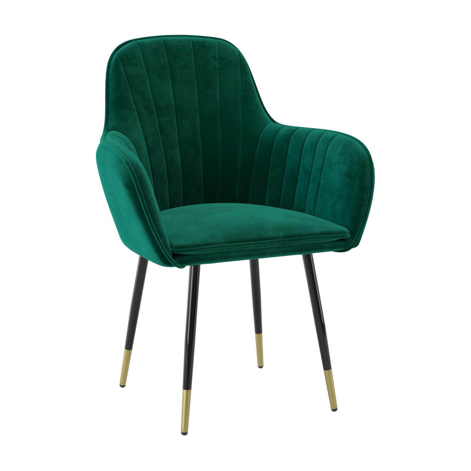 90200442 Стул-кресло для кухни/гостинной/спальни цвет зеленый Феникс STLM-0130723 MILAVIO