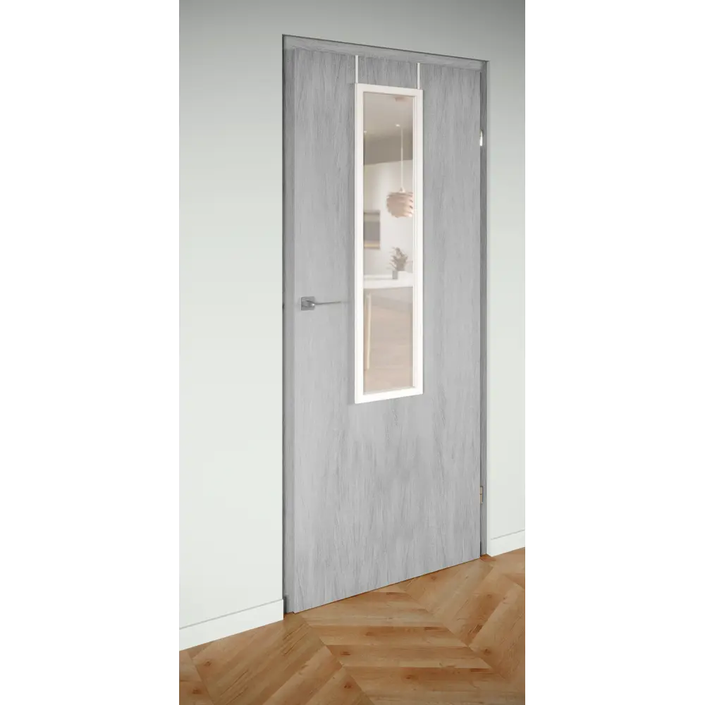 Зеркало декоративное Door, прямоугольник, 30х120 см, цвет белый INSPIRE STLM-2083374 - Вид №4