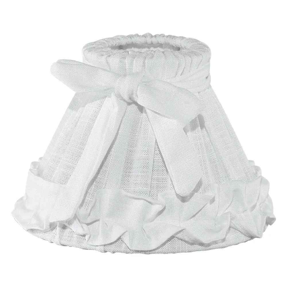 Абажур Eglo ø205 h145 мм текстиль лен цвет белый STLM-2208340