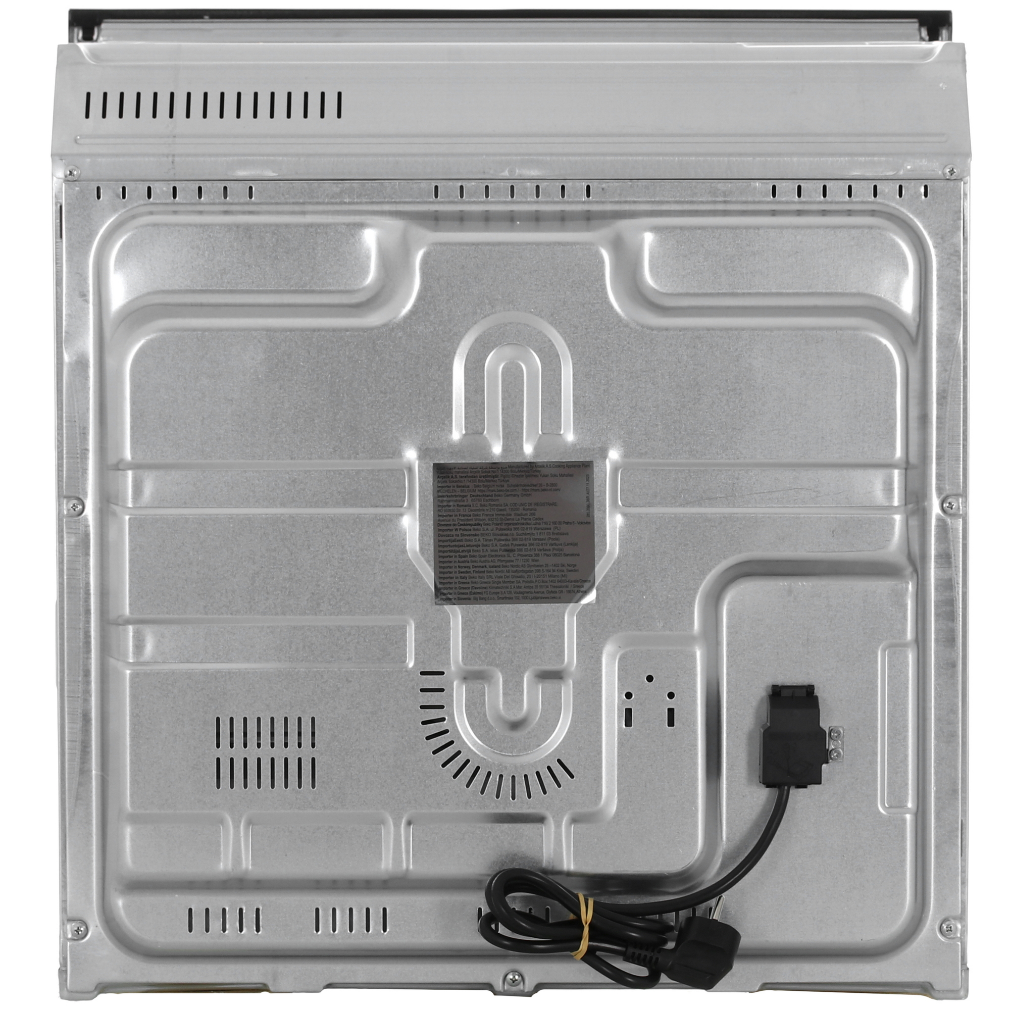 9116859 Электрический духовой шкаф Beko BBIM16300SG черный STDN-0116128 - Вид №8