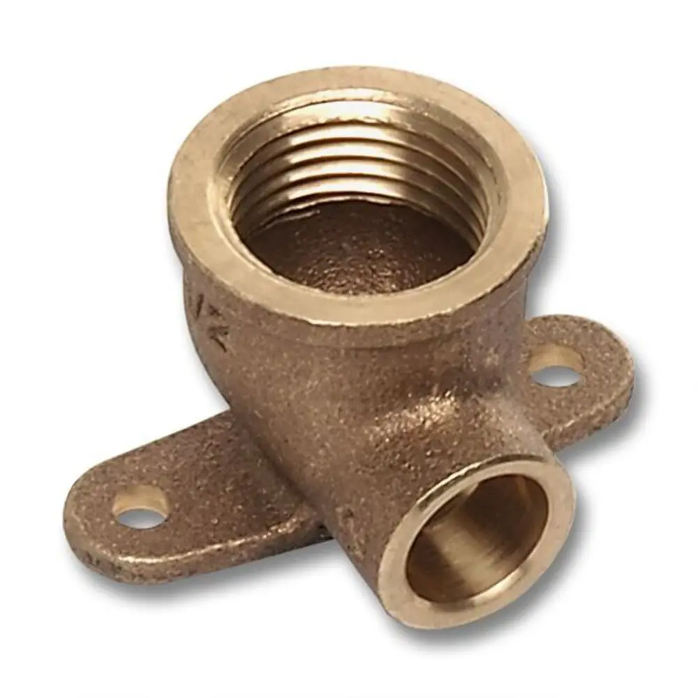 Водорозетка настенная с двумя точками Sanha 1/2"x15 мм бронза STLM-2001936