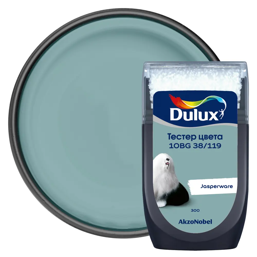 Тестер краски для стен Dulux 10BG 38/119 Jasperware 30 мл STLM-2172974