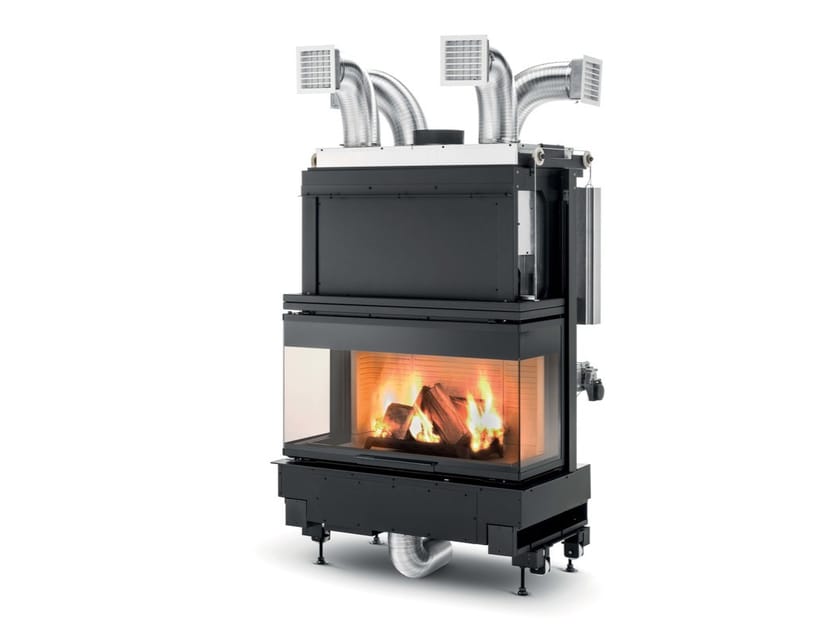 Дровяной камин класса A+с тройным фасадом PALAZZETTI Ecomonoblocco ARCH-00150178