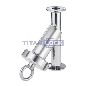 Фильтр-грязеуловитель нержавеющий, под Clamp, DN50 нерж.304, TLFD50CL-S TITAN LOCK