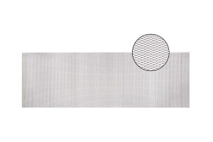 16289557 Декоративная облицовка радиатора сетка алюминий, 100x30 см, серебро, ячейки 10мм х 4мм KT 835485 KRAFT