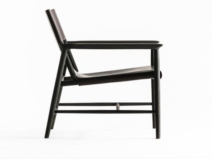 Дубовое и кожаное кресло с подлокотниками DE PADOVA Sunset ARCH-00023992 - Вид №3