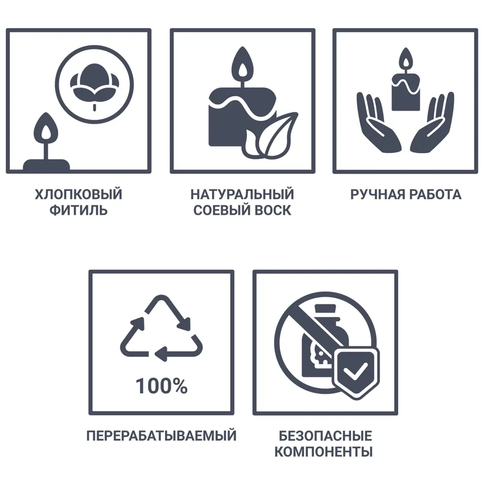 Ароматическая свеча Bago Home Сладкий инжир BHP0104 STLM-2180397 - Вид №1