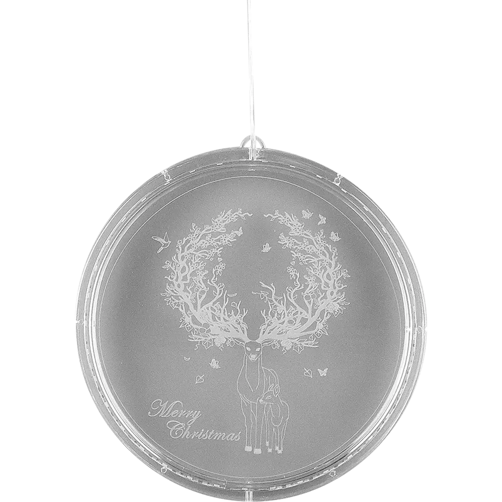 Светильник автономный "NY deer 3D round" на батарейках, ? 22 см RITTER STLM-2025214 - Вид №1