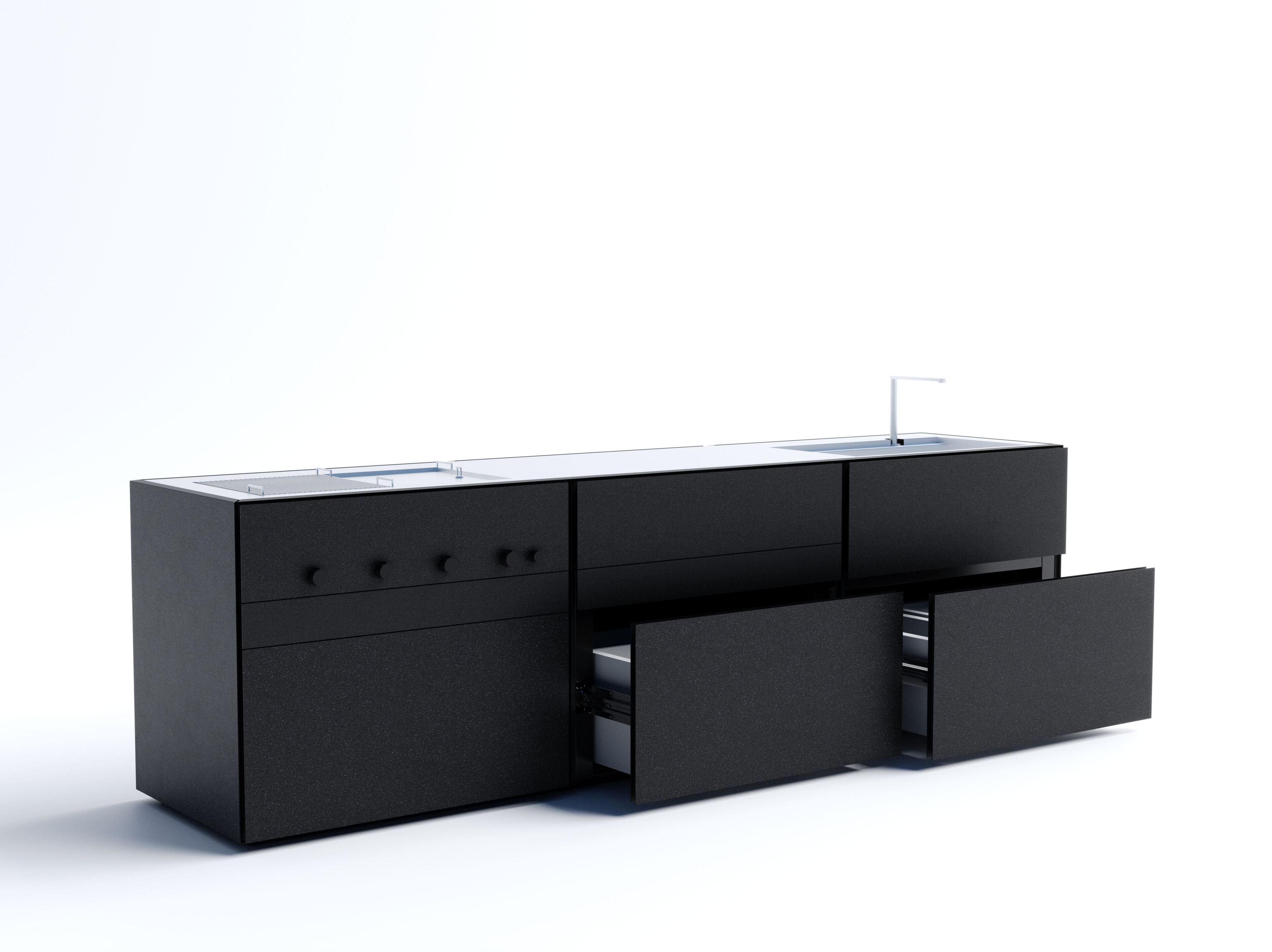 Модульная наружная кухонная система Steininger Rock Air ARCH-00113852 - Вид №1