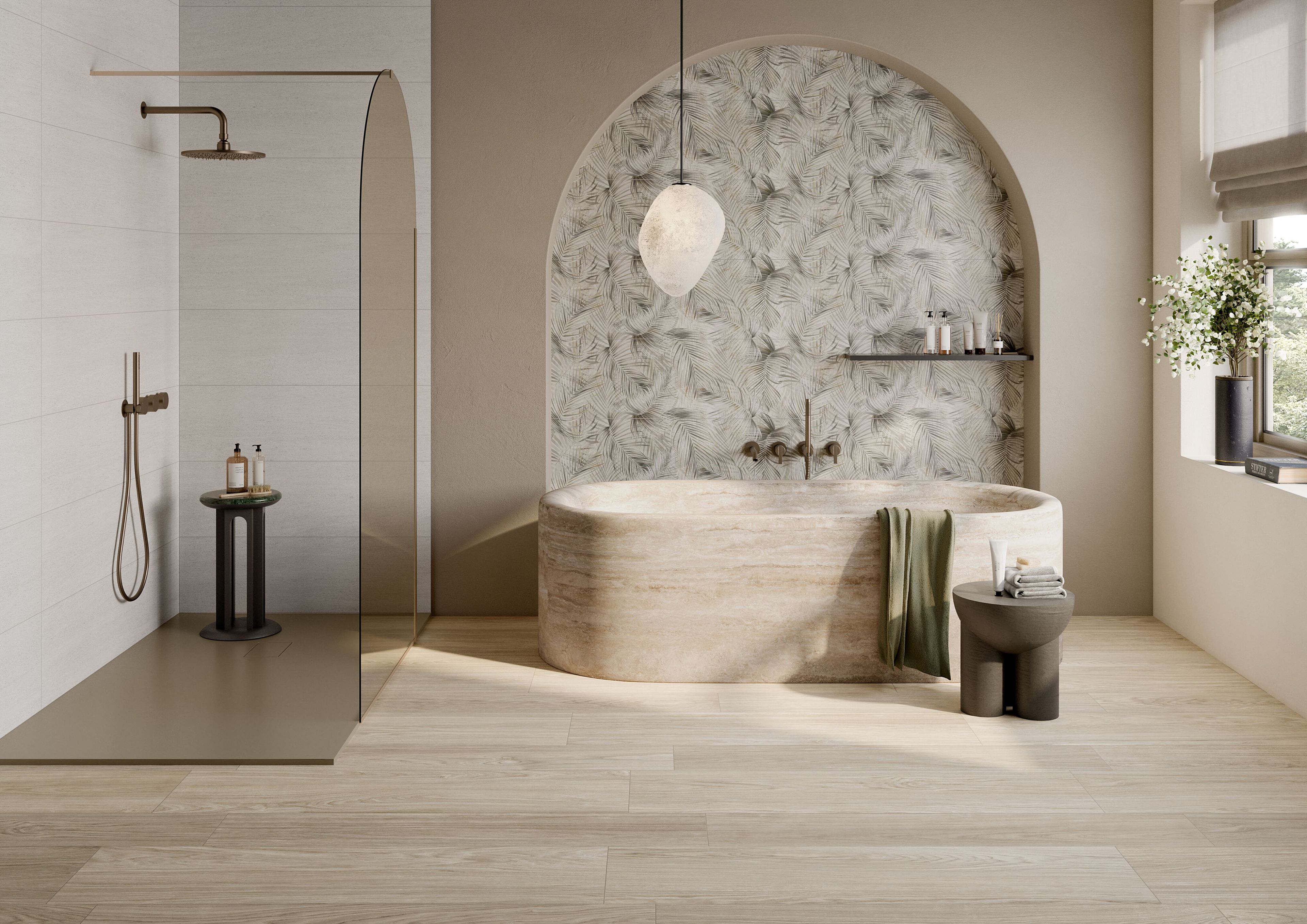 Пол из глазурованной керамогранита под дерево Ceramica Rondine DREAM ARCH-00032803 - Вид №4