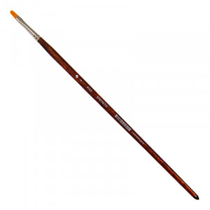 3103305 Кисть синтетика овальная длинная ручка №05 ХМ