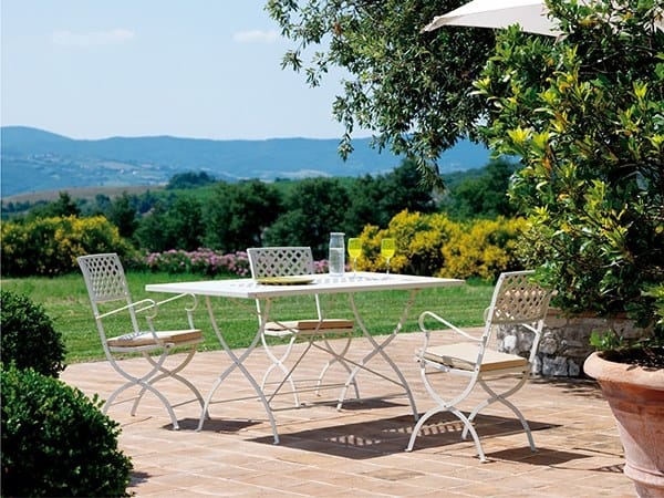 Металлический складной садовый стул Vermobil Springtime ARCH-00152711 - Вид №6