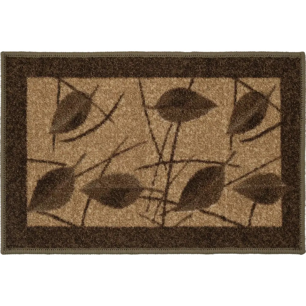 Коврик «Стелла» 65955, 40х60 см, нейлон, цвет коричневый CTIM STLM-2084571