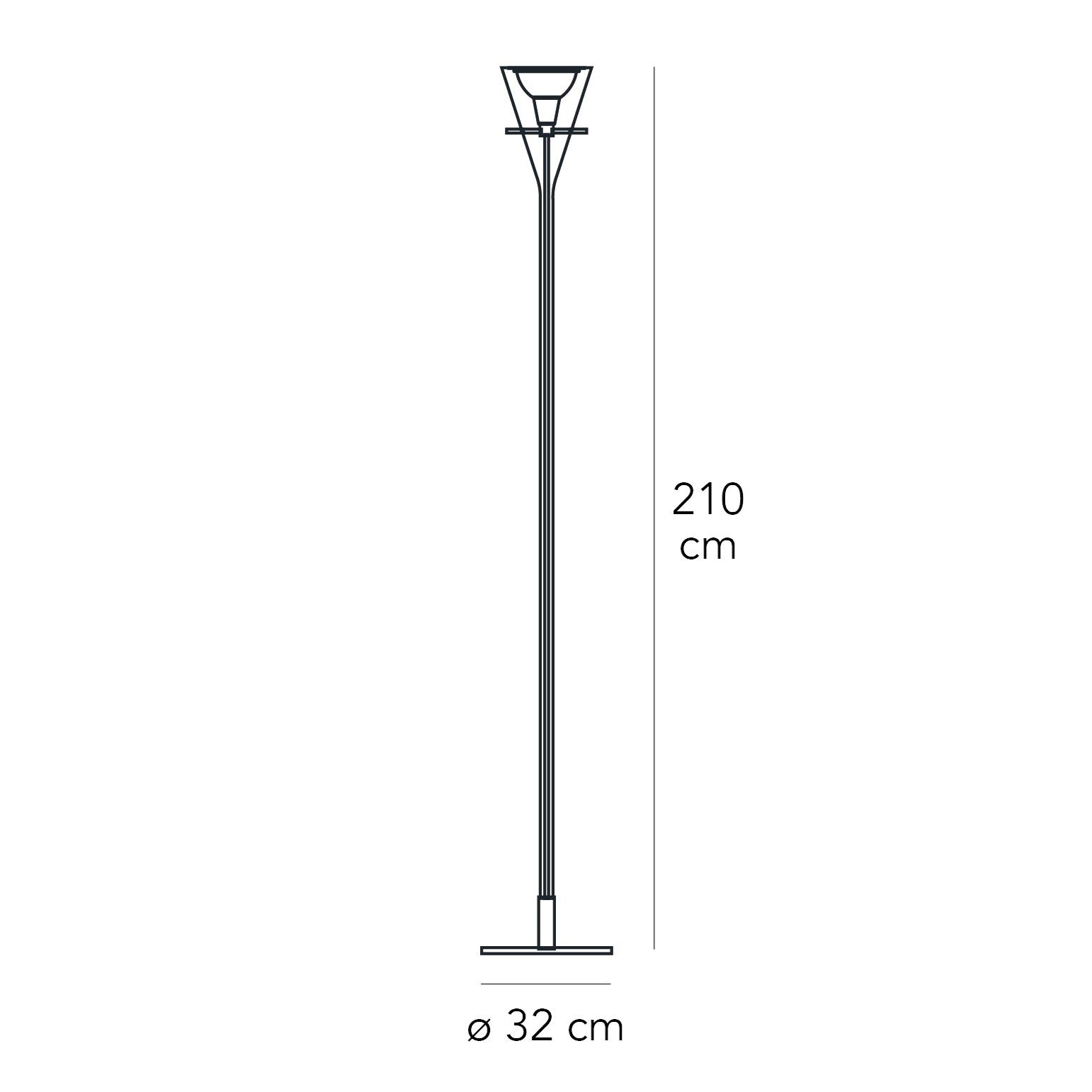 Торшер из алюминия и стекла FontanaArte ARCH-00039506 - Вид №5
