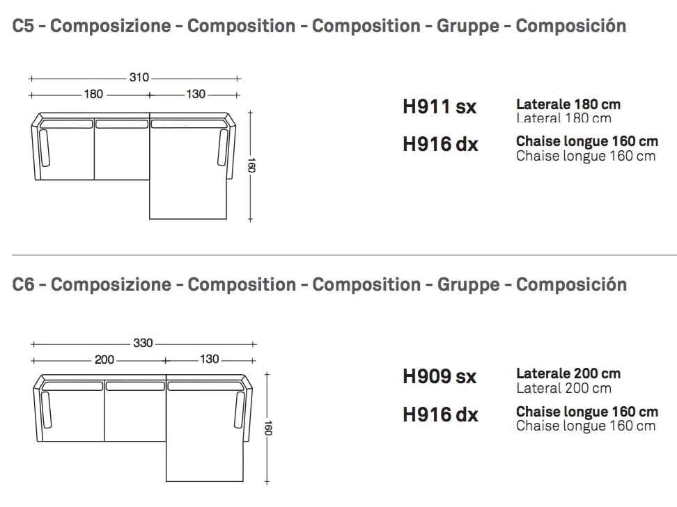 Секционный тканевый диван с полуостровом VALENTINI ARCH-00134554 - Вид №13