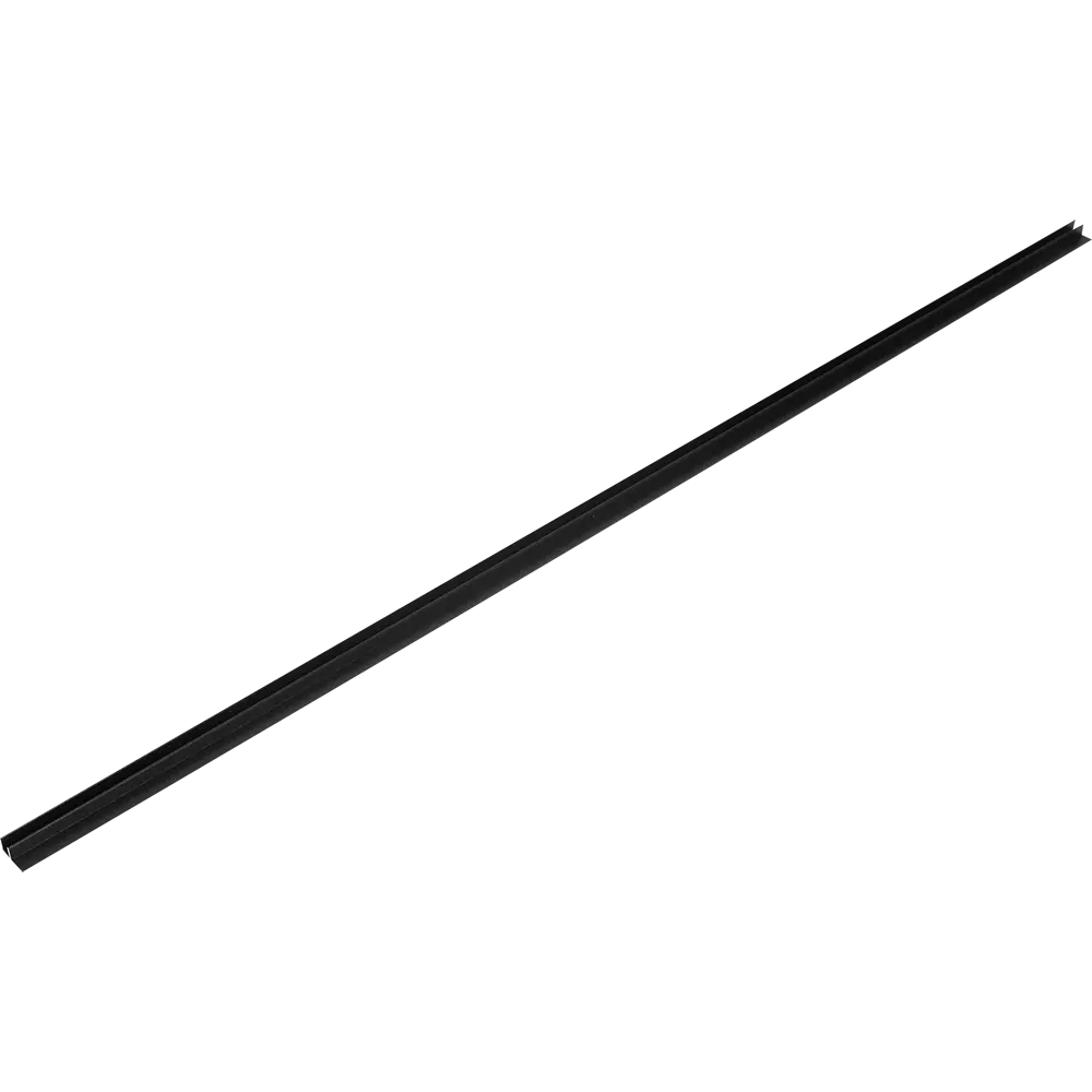 Планка угловая F-образная 60x1.3 см для стеновой панели 4 мм цвет черный Santreyd STLM-2010328 - Вид №1