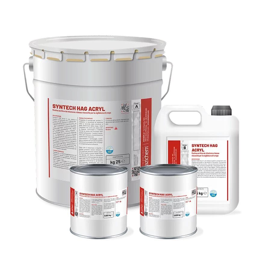 Маловязкая акриловая смола для литья под давлением для герметизации трещин Azichem SYNTECH ARCH-00106294 - Вид №1