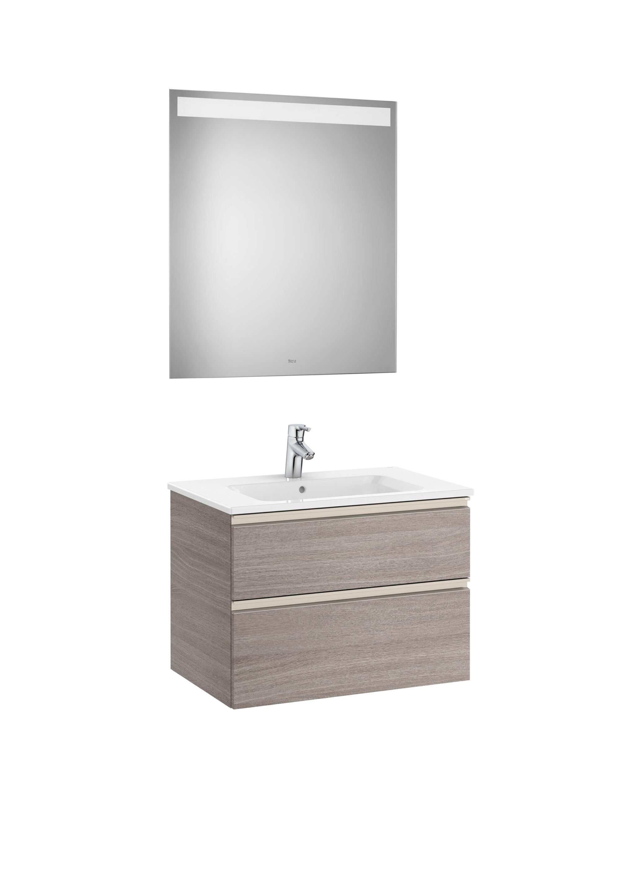 Деревянный умывальник с зеркалом и встроенной раковиной Roca UNIK A8515 / A8518 ARCH-00035896 - Вид №6