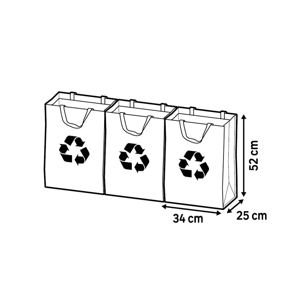 Набор эргономичных контейнеров DELINIA для сортировки отходов 50 л 84600728 STLM-0887498 - Вид №7