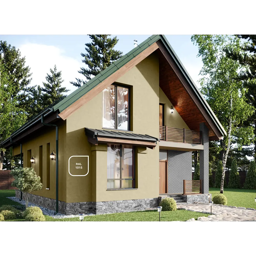 Фасадная краска Tikkurila Facade Acrylate - матовая белая для наружных и внутренних работ 82209120 STLM-0022030 - Вид №6