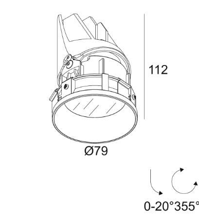 Круглый светодиодный светильник Deltalight Entero ARCH-00022294 - Вид №3