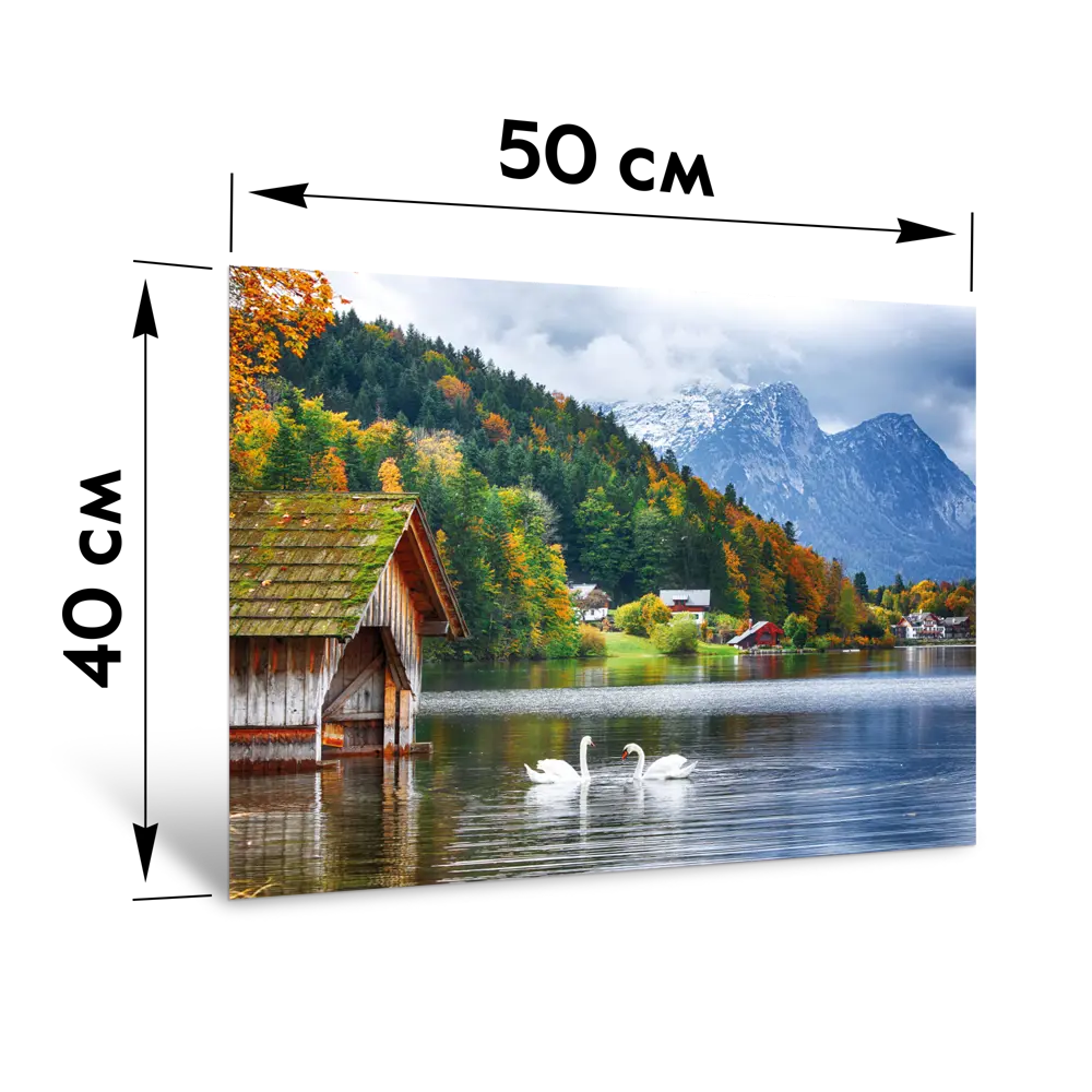 Картина на стекле Postermarket Горное озеро 40x50 см STLM-2083338 - Вид №3