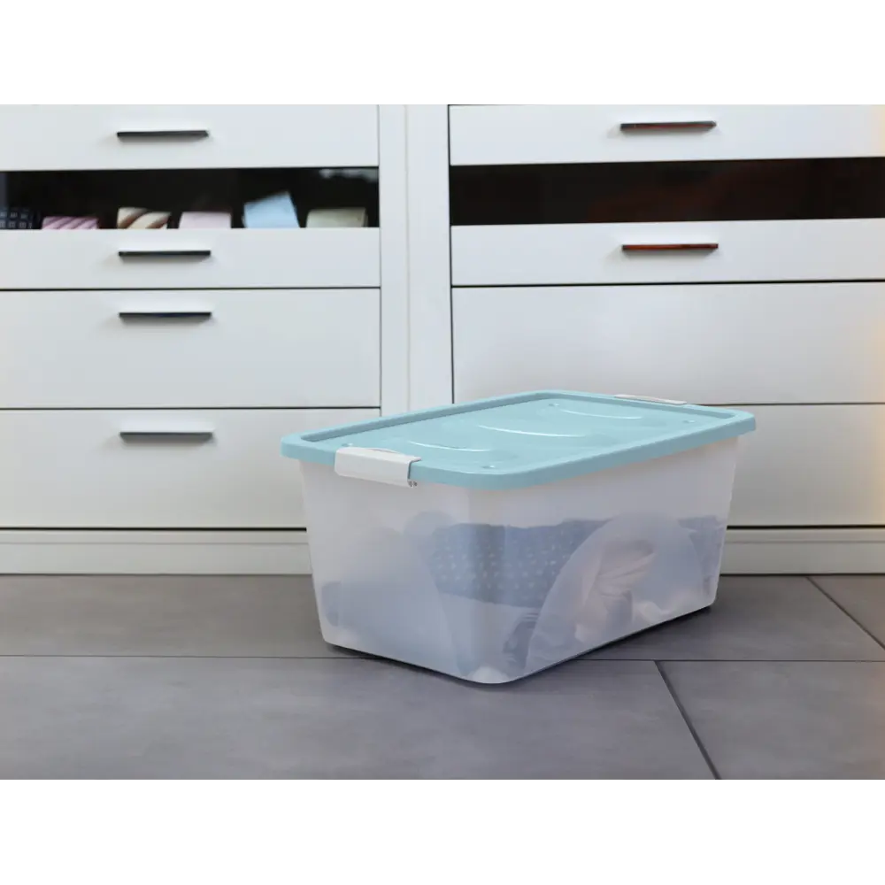 Универсальный контейнер MARTIKA Астело с крышкой и колесами 18540321 Ящик STLM-0011179 - Вид №21