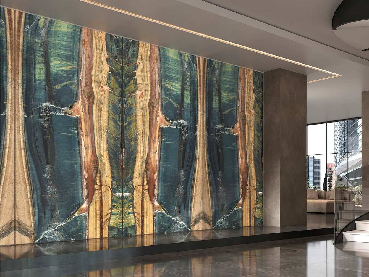 Декоративная панель из алюминия, стекла или ПММА Tecnografica драгоценные камни ARCH-00023602