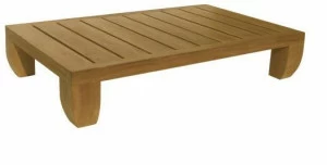 Il Giardino di Legno Низкий прямоугольный деревянный столик для сада  445
