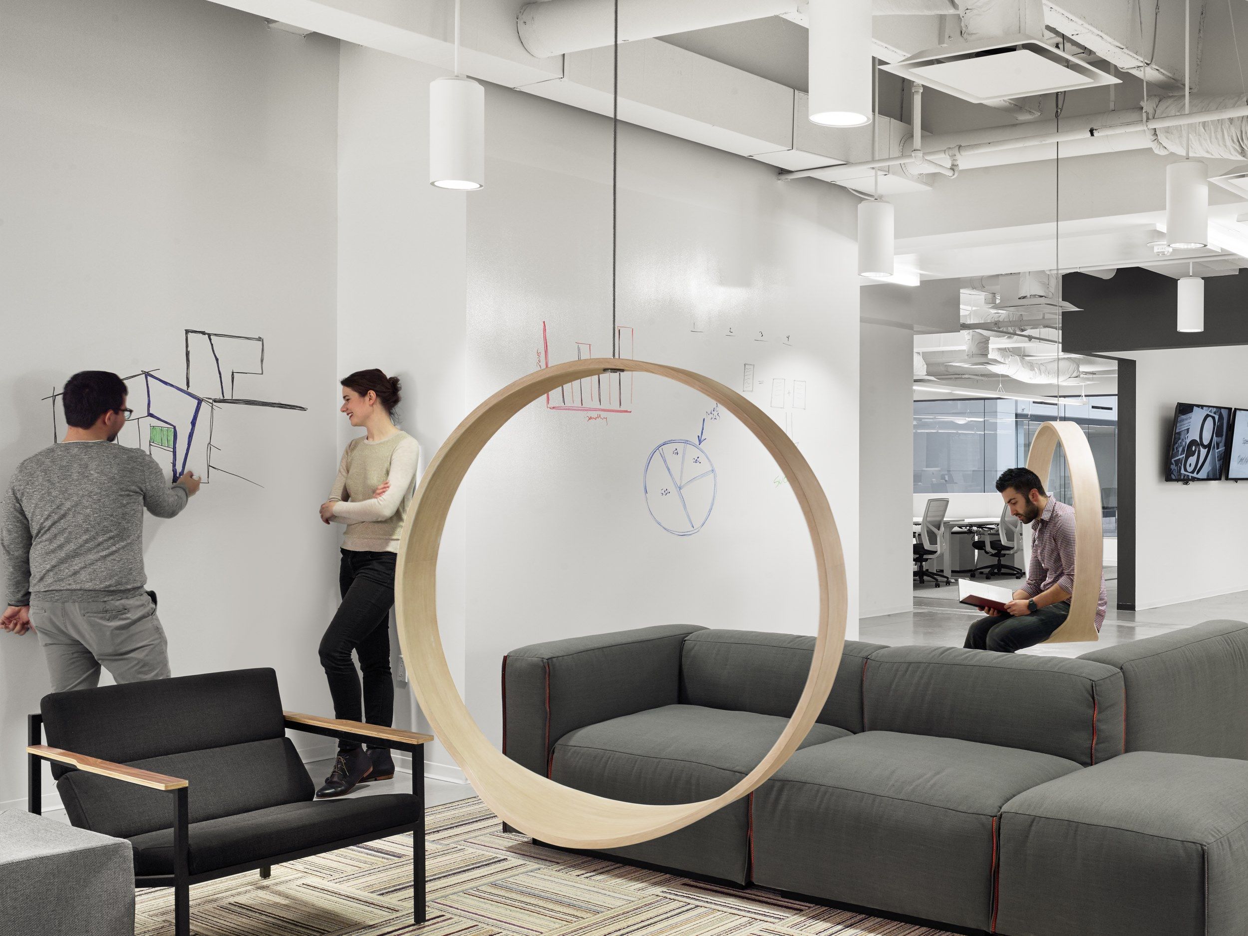 Деревянный подвесной стул Iwona Kosicka Design SWING N.1 ARCH-00146183 - Вид №10