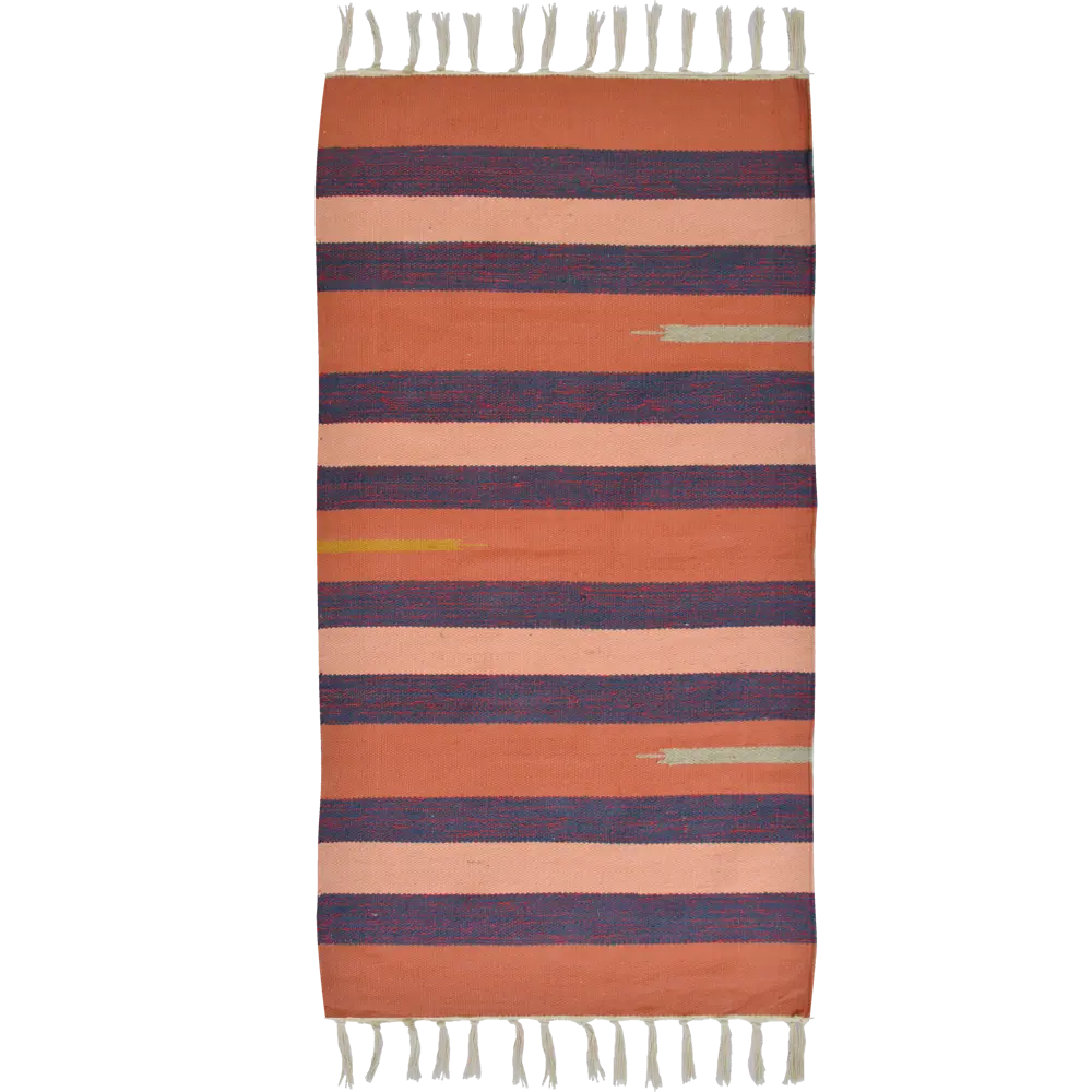 Декоративный хлопковый коврик INSPIRE Naelie 55×100 см в мультиколоре 82481279 STLM-1434323