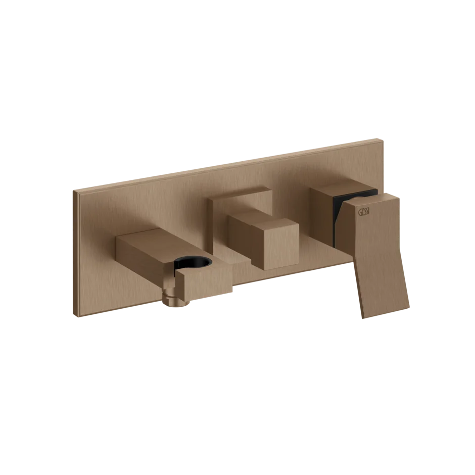 Смеситель для душа 53141 708 Gessi Rettangolo k МЕДНЫЙ МАТОВЫЙ PVD 53141708