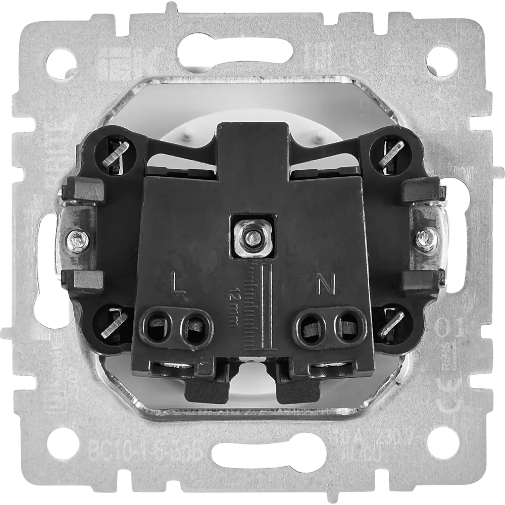 Розетка IEK Brite без заземления с защитными шторками 87761539 STLM-1107306 - Вид №3