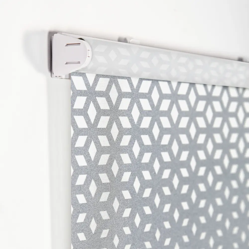 Штора рулонная Мозаика 70x160 см серая MIAMOZA STLM-2124794 - Вид №1