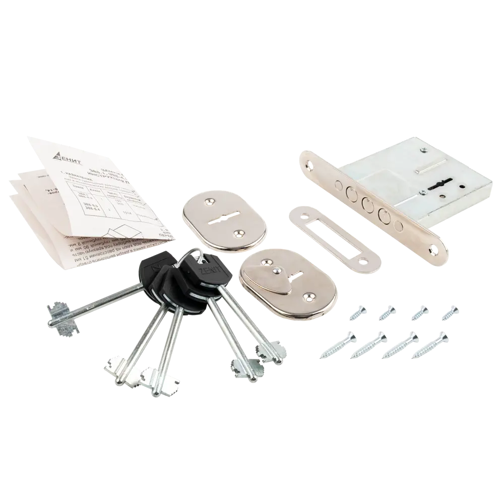 ЗЕНИТ Сувальдный врезной замок ЗВ8-6.3 для входных дверей 85302639 STLM-0061034 - Вид №4