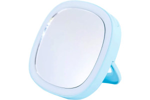 16059725 Голубой аккумуляторный светильник-зеркальце со светодиодной подсветкой LU215 4606400207186 Лючия