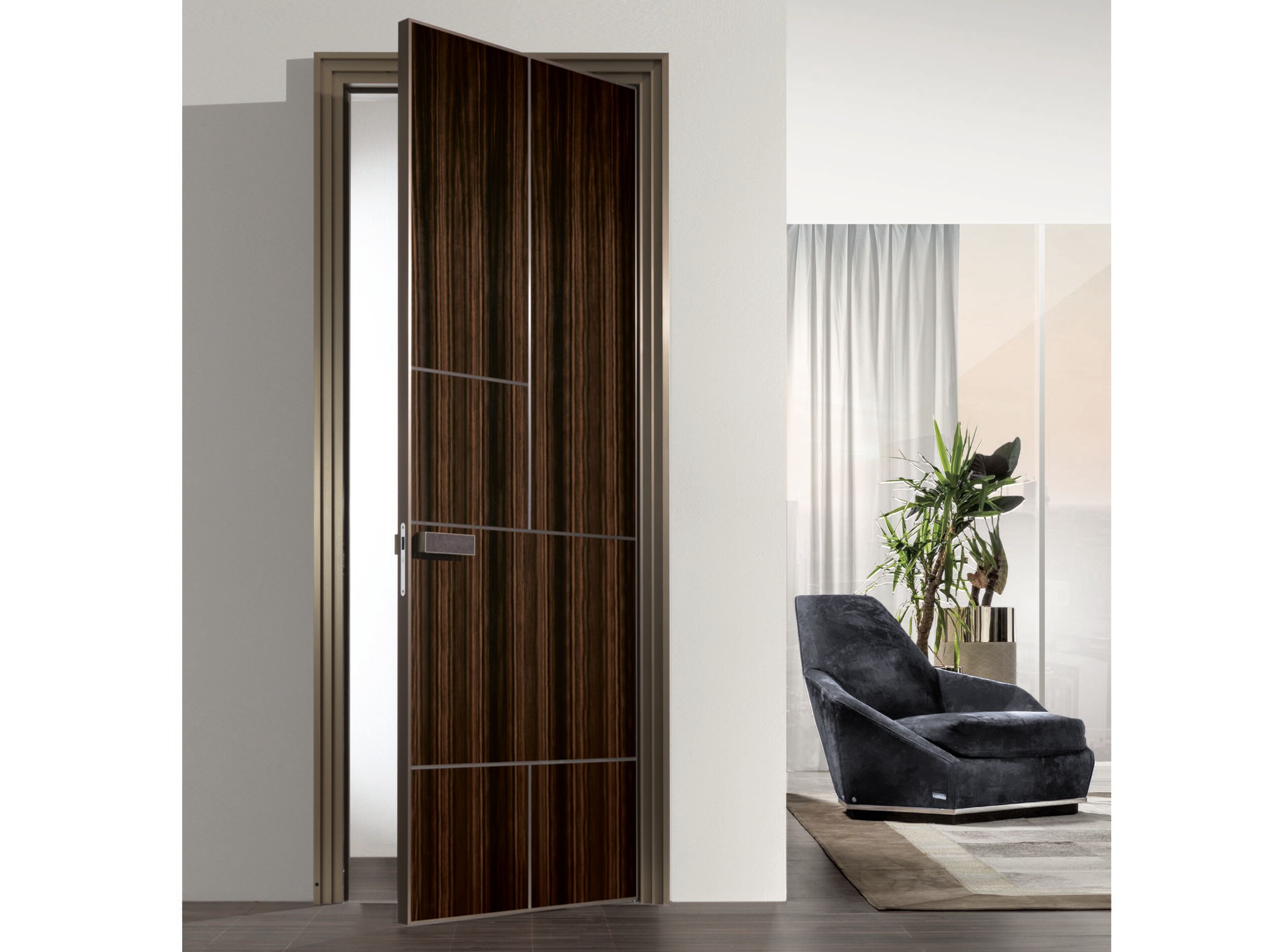 Деревянные распашные двери Longhi Aluminiun Chic-Doors ARCH-00125386