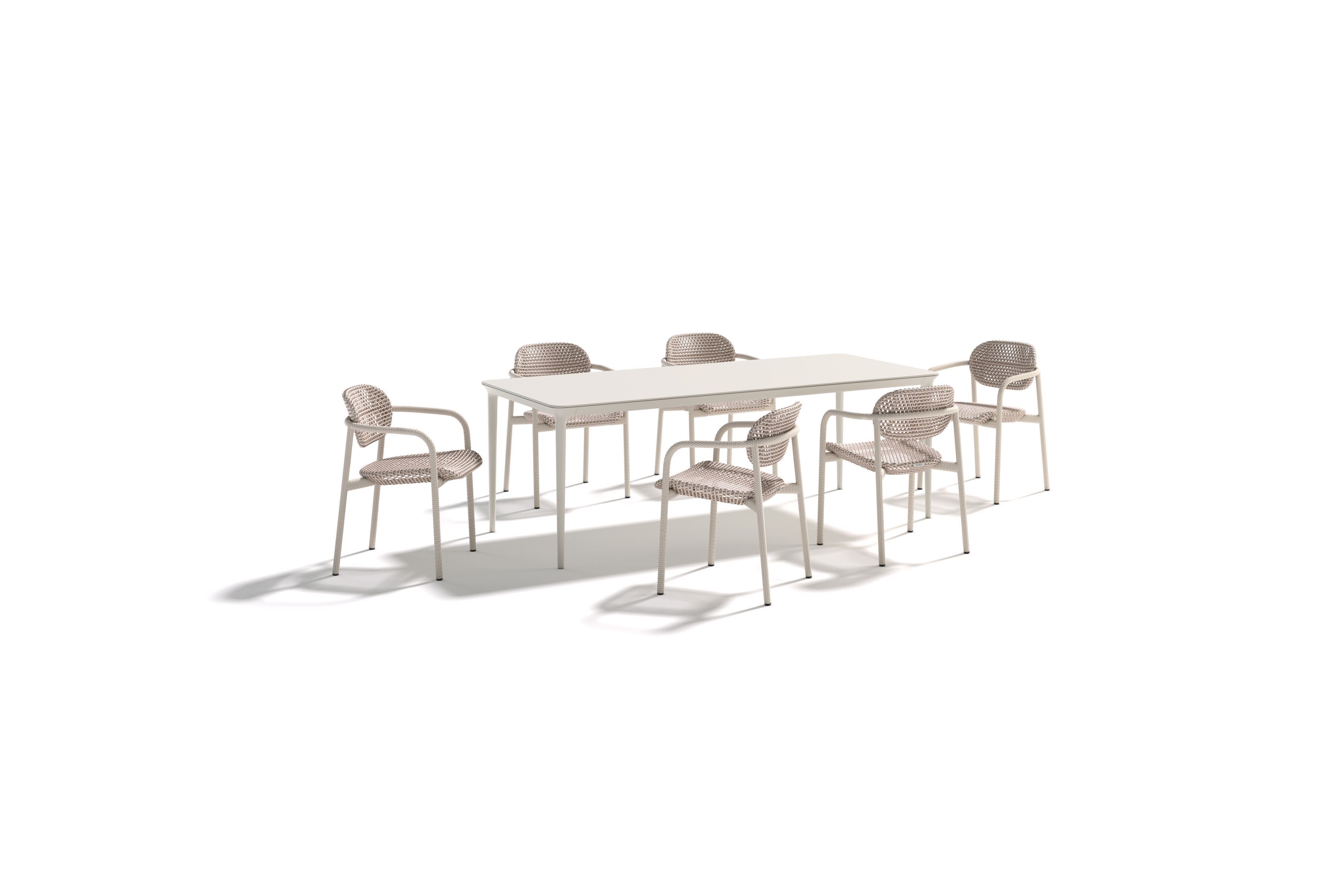 Прямоугольный садовый стол с верхней частью HPL DEDON BELLMONDE ARCH-00152107 - Вид №5