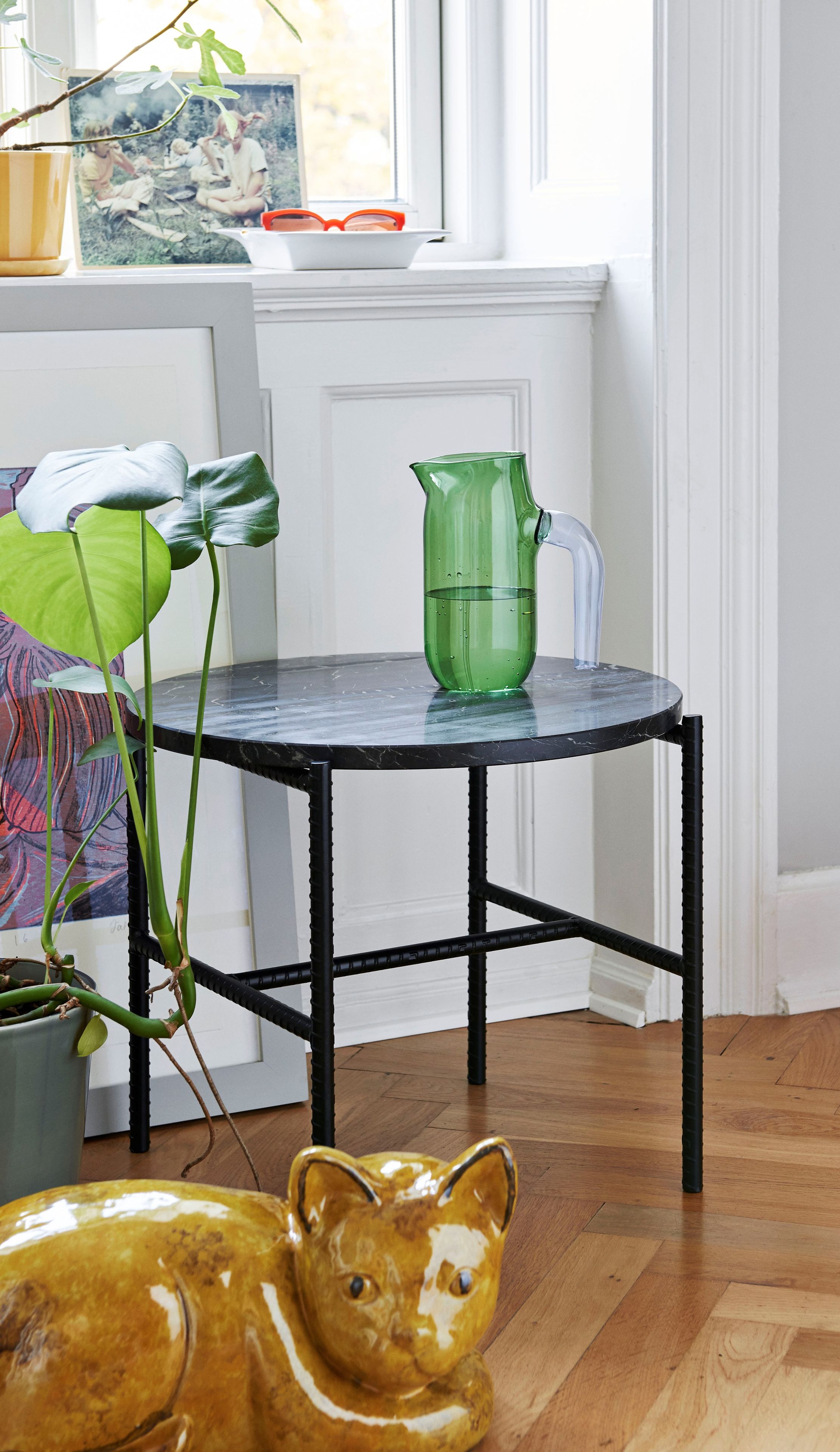 Мраморный круглый журнальный столик Hay арматура ARCH-00125761 - Вид №4