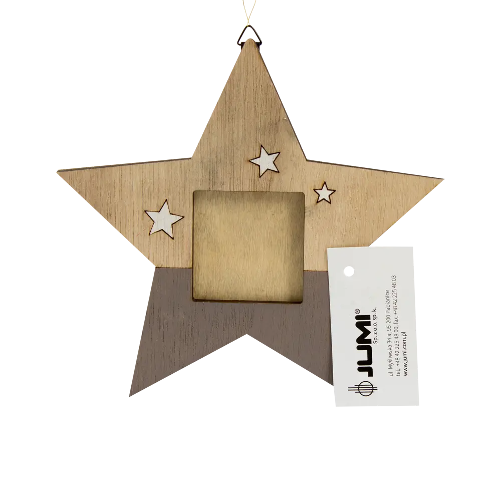 Украшение декоративное «Рамка звёздная», дерево Santreyd STLM-2007026 - Вид №3