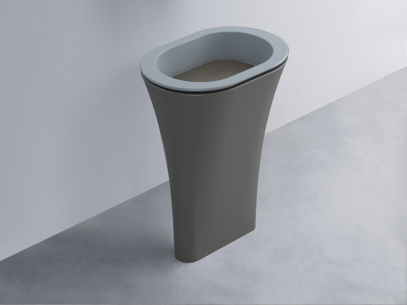 AMLA65-BR+AMPILO-FN+AMCOLO-CM Раковина Amedeo Ovale отдельностоящая cielo Enjoy + Amedeo Ceramica Cielo