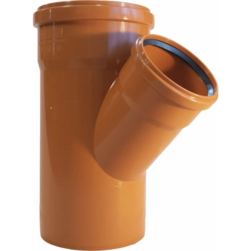 Тройник наружный 45 градусов 160x110 мм ОПТИПЛАСТИК STLM-2039939