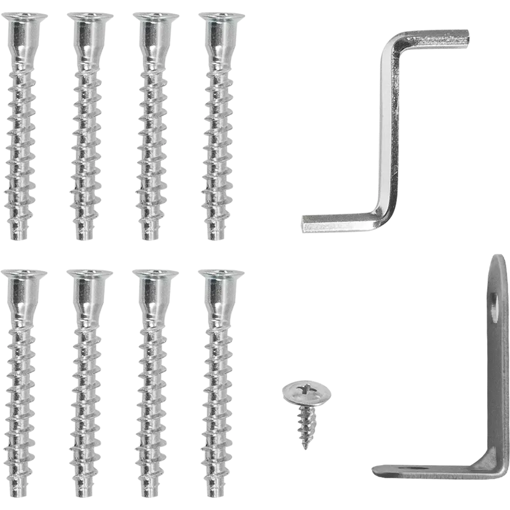 Стеллаж КУБ 1 секция 36х36х32 см ЛДСП цвет белый Santreyd STLM-2200817 - Вид №3