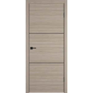 Комплект двери Канзас 2 ВФД глухая 80x200 см ПВХ цвет дуб европейский красный с добором 100 мм