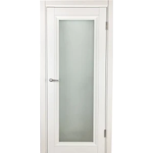 Комплект двери Нобиле со стеклом 80x200 см полипропилен белый без доборов 89430338 STLM-2202102